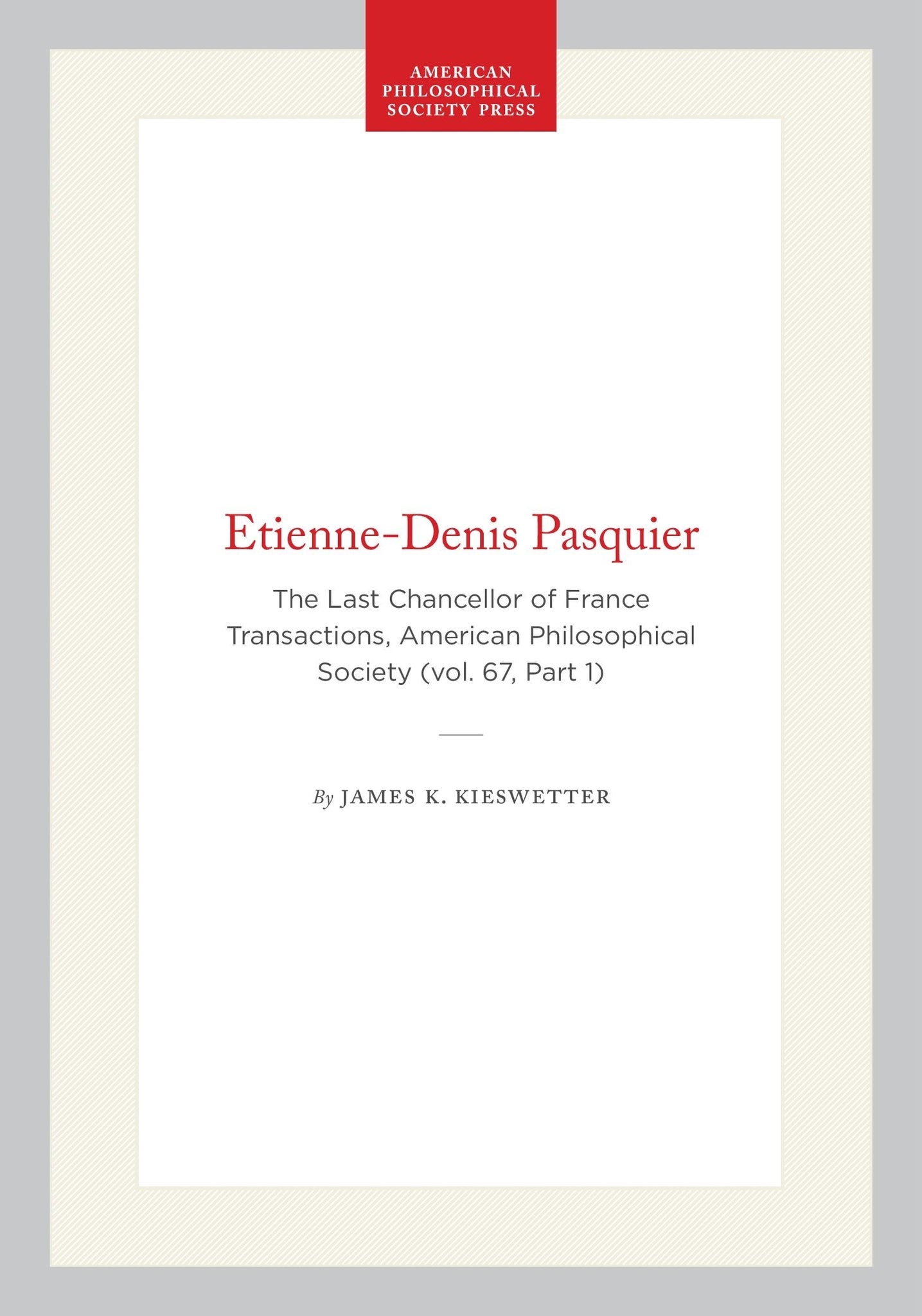 Etienne-Denis Pasquier